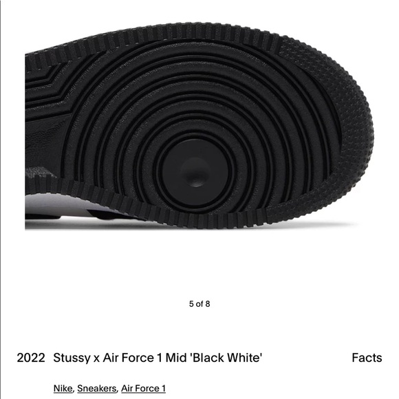 Nike Air Force 1 Stussys - Picture 2 of 6